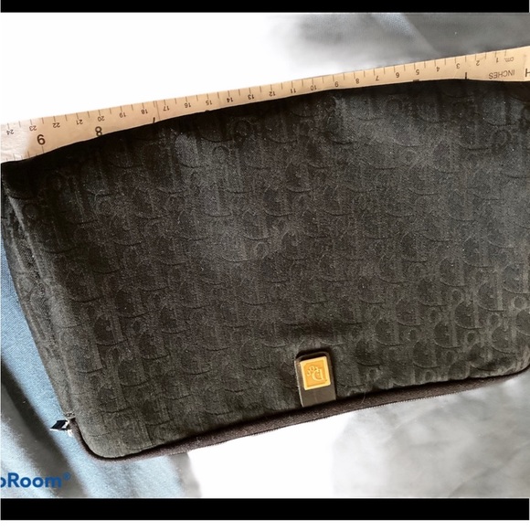 Christian Dior black clutch